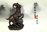 INPHIC-精品開光純銅大型招財羊擺件家居裝飾工藝品生肖銅羊擺設招財